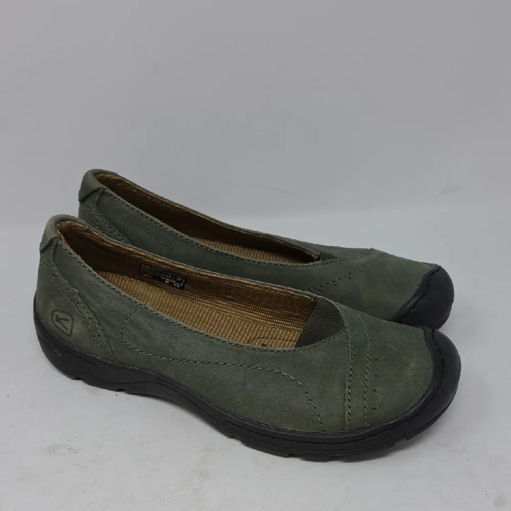 Keen Sterling City Women's Casual Slip-On Flats in Olive Green Size 8 - Picture 3 of 6